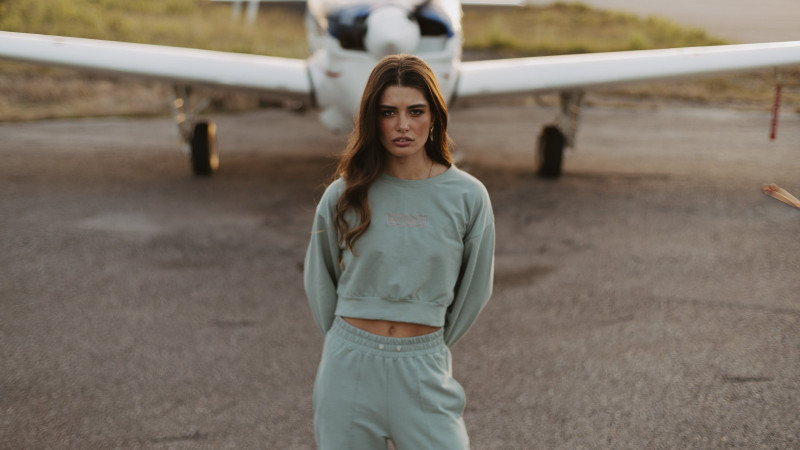 Margarida Corceiro featured in  the Missus Tracksuit Collection advertisement for Autumn/Winter 2024