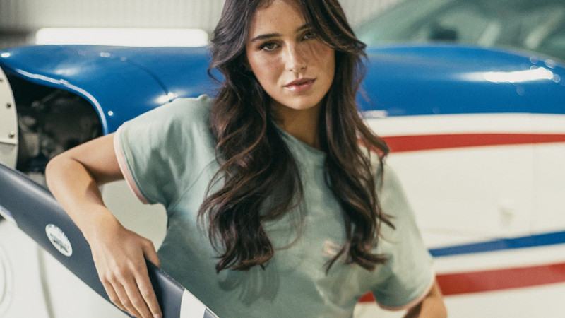 Margarida Corceiro featured in  the Missus Tracksuit Collection advertisement for Autumn/Winter 2024