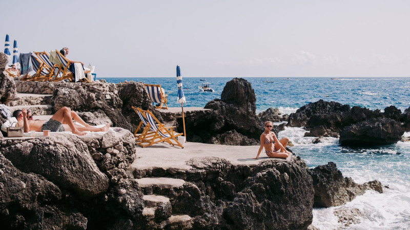 Catarina Maia featured in  the Missus Italy Collection advertisement for Spring/Summer 2025