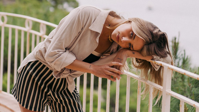 Catarina Maia featured in  the Missus Italy Collection advertisement for Spring/Summer 2025