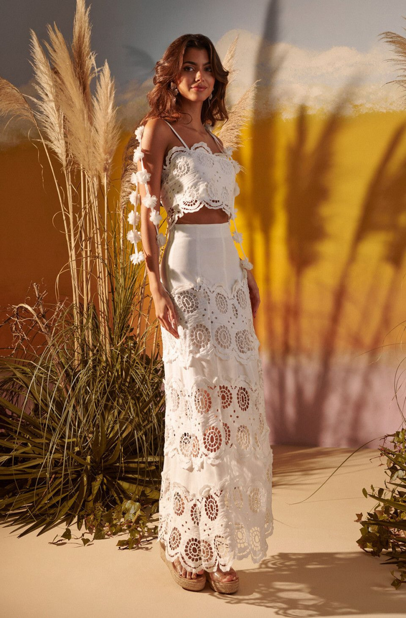 Francisca Cerqueira Gomes featured in  the Fetiche Suances catalogue for Summer 2024