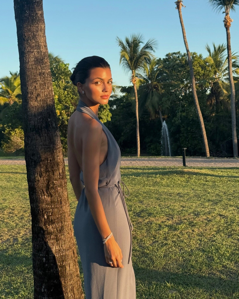 Francisca Cerqueira Gomes featured in  the Pandora Social Media advertisement for Spring/Summer 2025