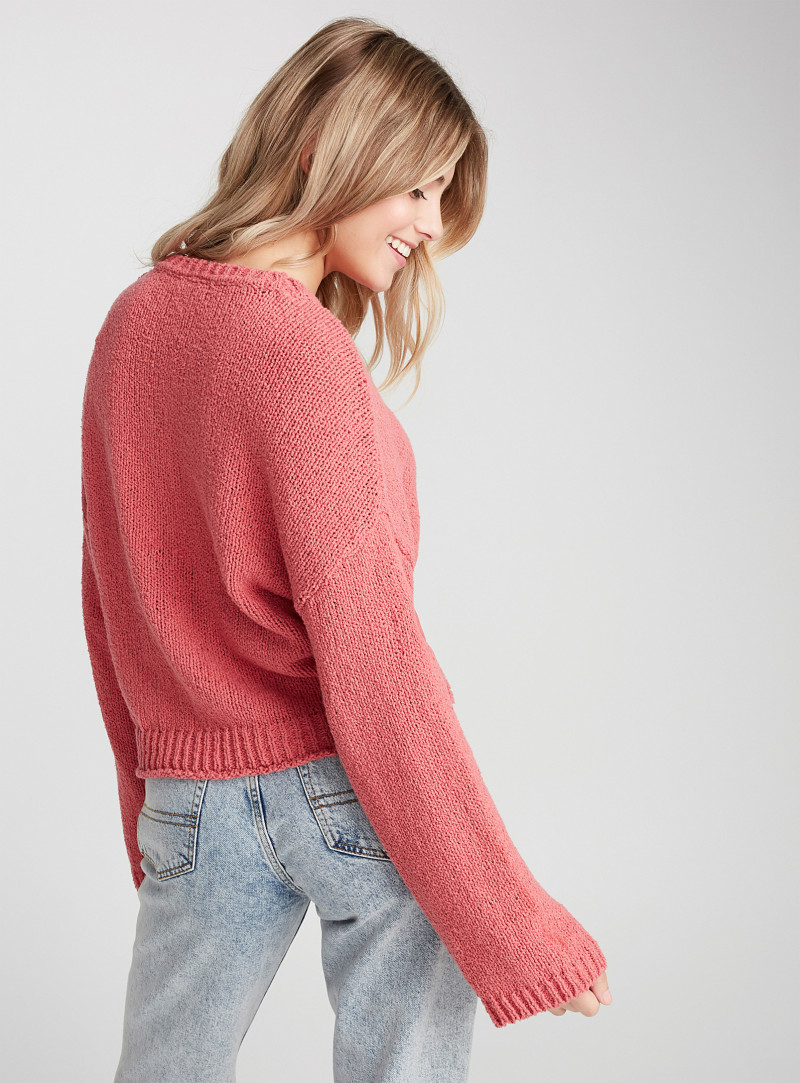 Marilou Belanger featured in  the Simons - La Maison Simons catalogue for Autumn/Winter 2018