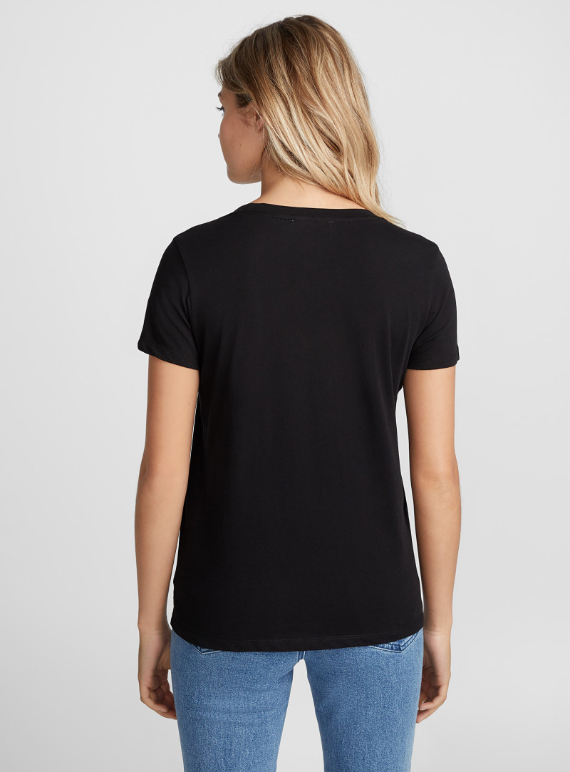 Marilou Belanger featured in  the Simons - La Maison Simons catalogue for Autumn/Winter 2018