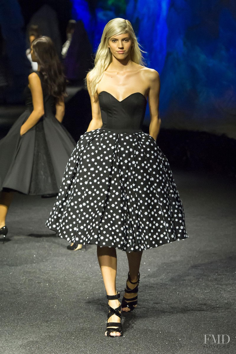 Devon Windsor featured in  the Philipp Plein fashion show for Spring/Summer 2015