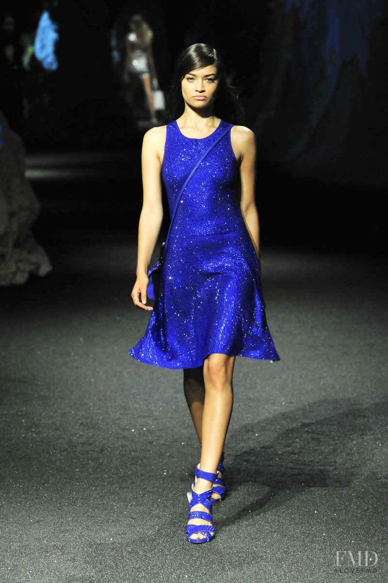 Shanina Shaik featured in  the Philipp Plein fashion show for Spring/Summer 2015