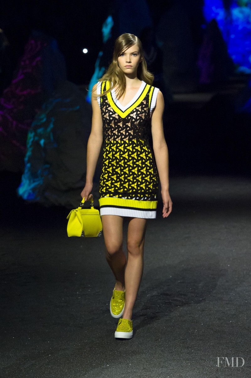 Xannie Cater featured in  the Philipp Plein fashion show for Spring/Summer 2015