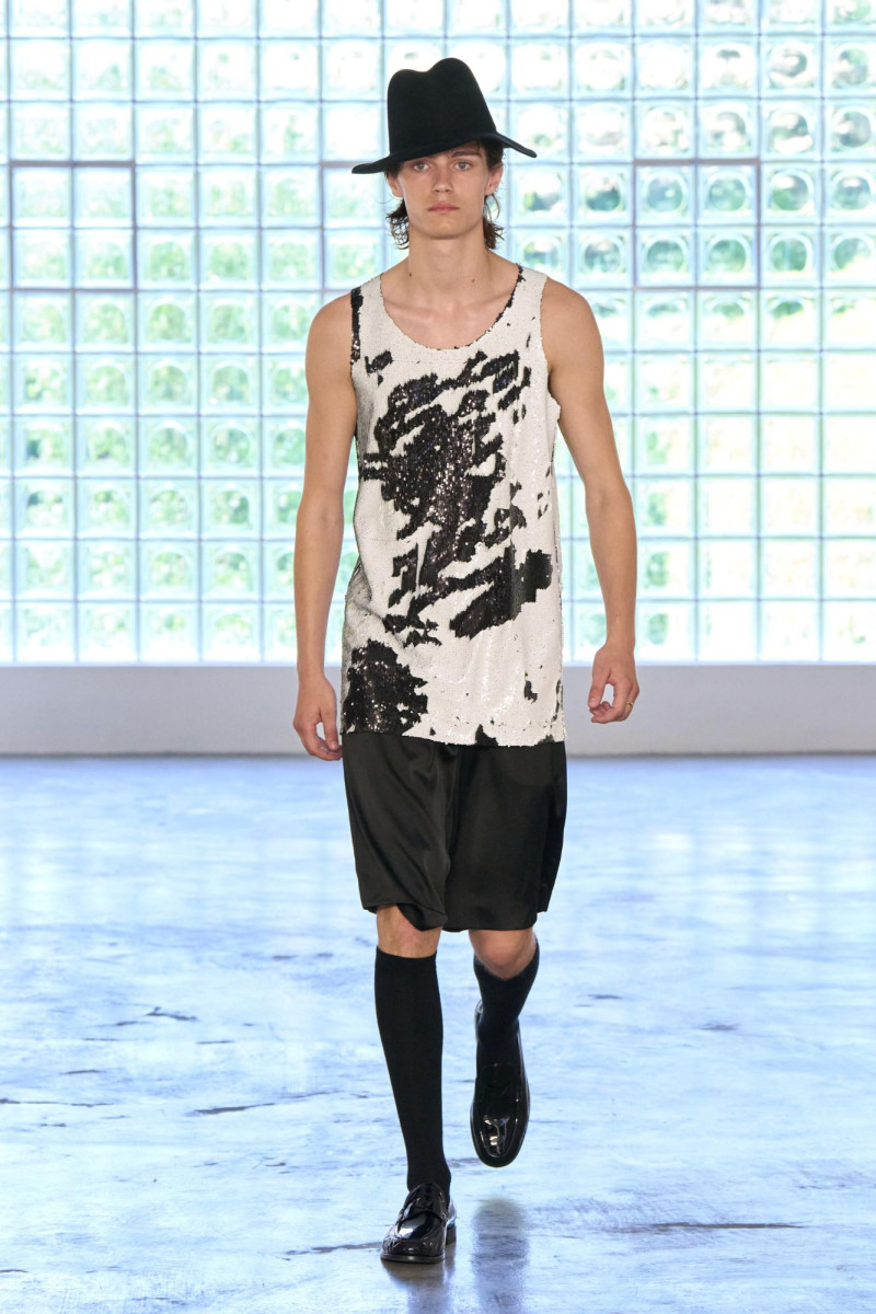 James Moody featured in  the Miguel Vieira fashion show for Spring/Summer 2026