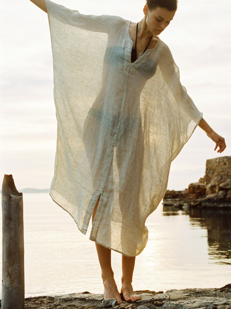 Cara Taylor featured in  the Zara Home lookbook for Spring/Summer 2024