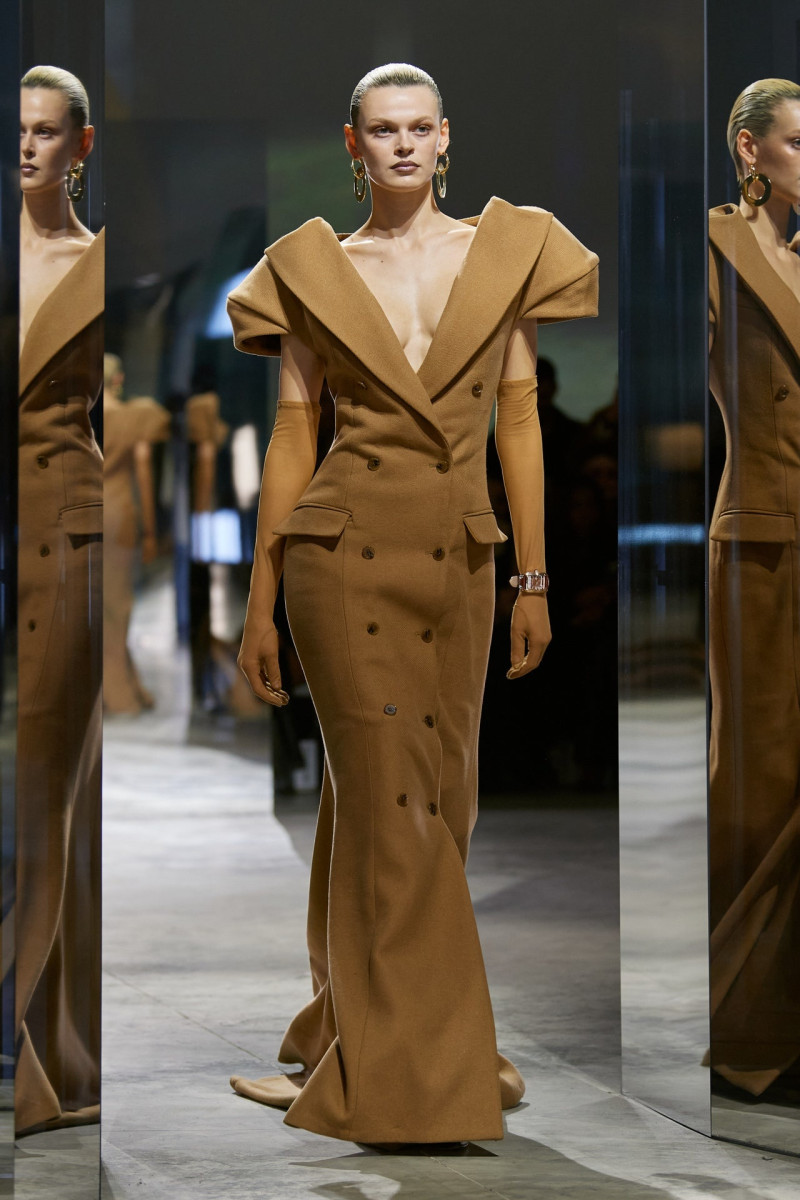 Cara Taylor featured in  the Luar fashion show for Autumn/Winter 2023