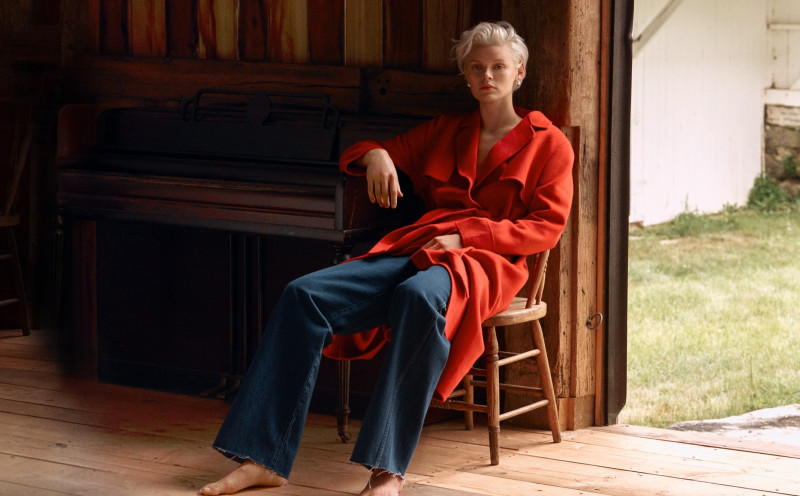 Cara Taylor featured in  the J.Crew advertisement for Autumn/Winter 2023