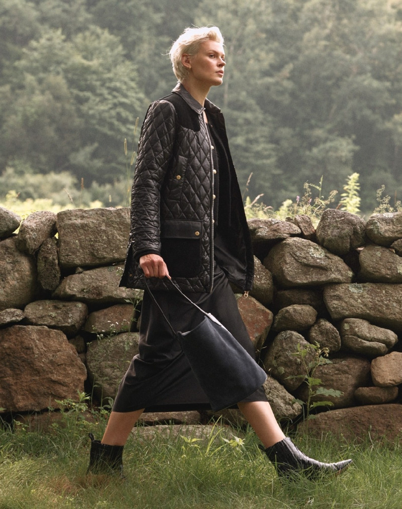 Cara Taylor featured in  the J.Crew advertisement for Autumn/Winter 2023