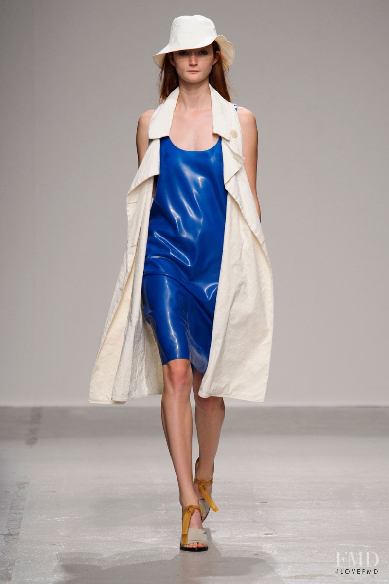 Sophie Touchet featured in  the Christian Wijnants fashion show for Spring/Summer 2015