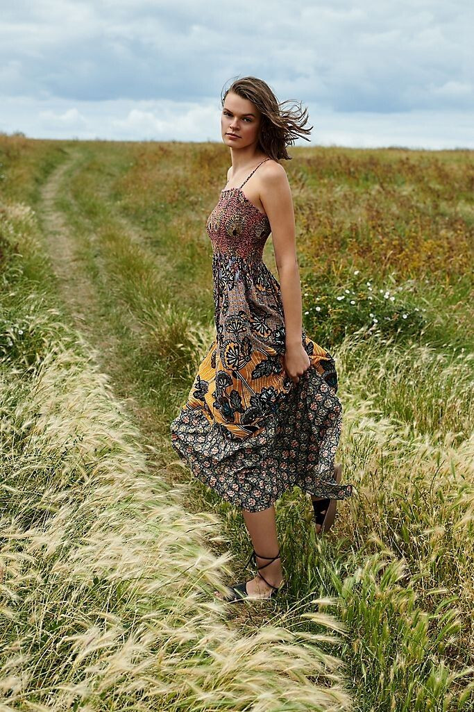 Cara Taylor featured in  the Anthropologie advertisement for Spring/Summer 2024