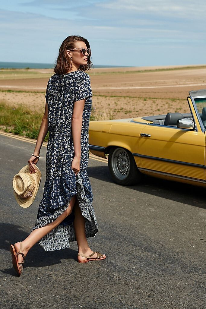 Cara Taylor featured in  the Anthropologie advertisement for Spring/Summer 2024