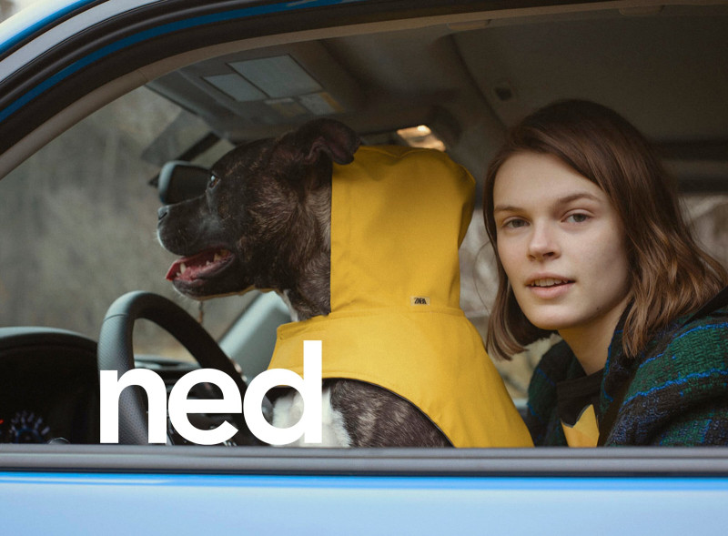 Cara Taylor featured in  the Zara Pet Collection advertisement for Spring/Summer 2021