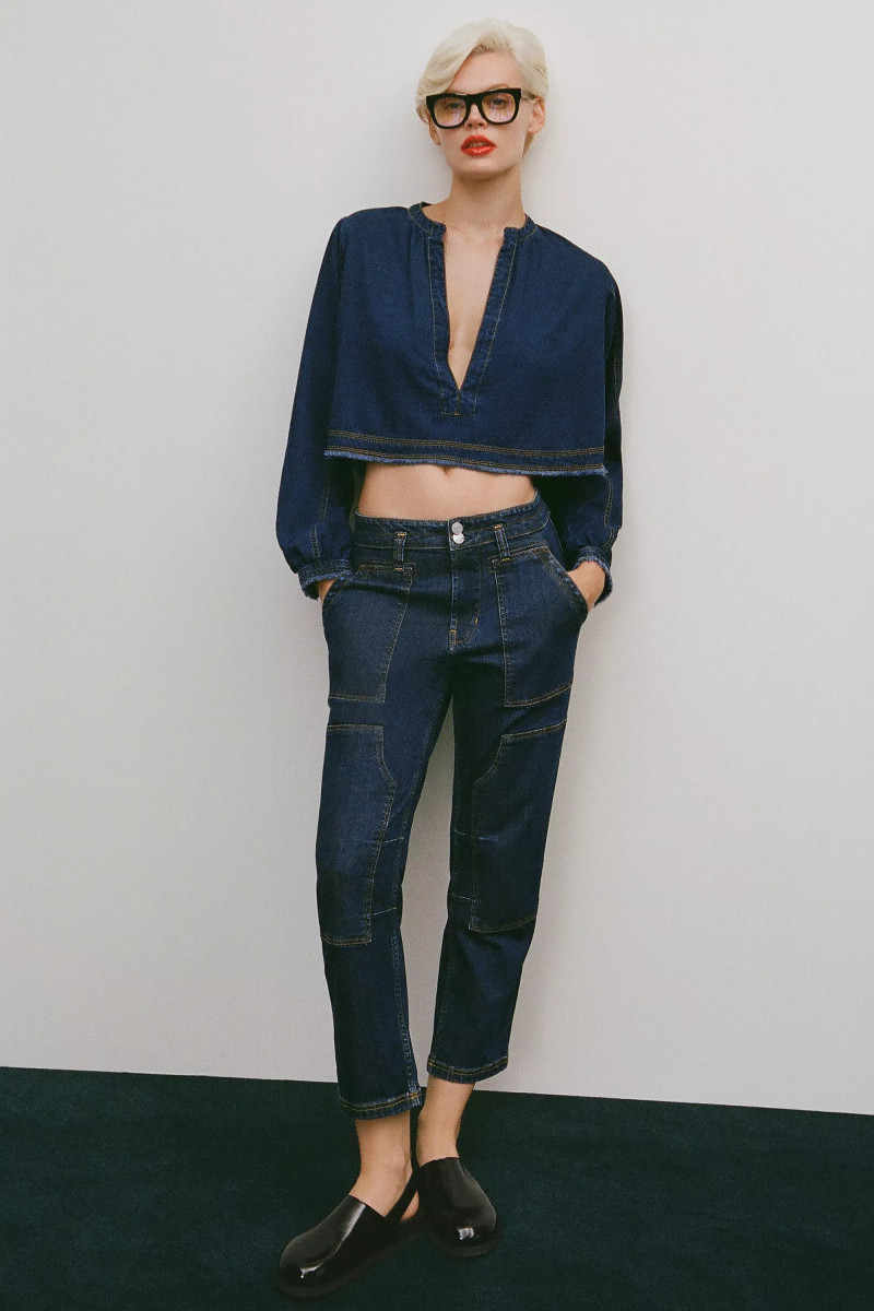 Cara Taylor featured in  the Anthropologie lookbook for Pre-Fall 2023