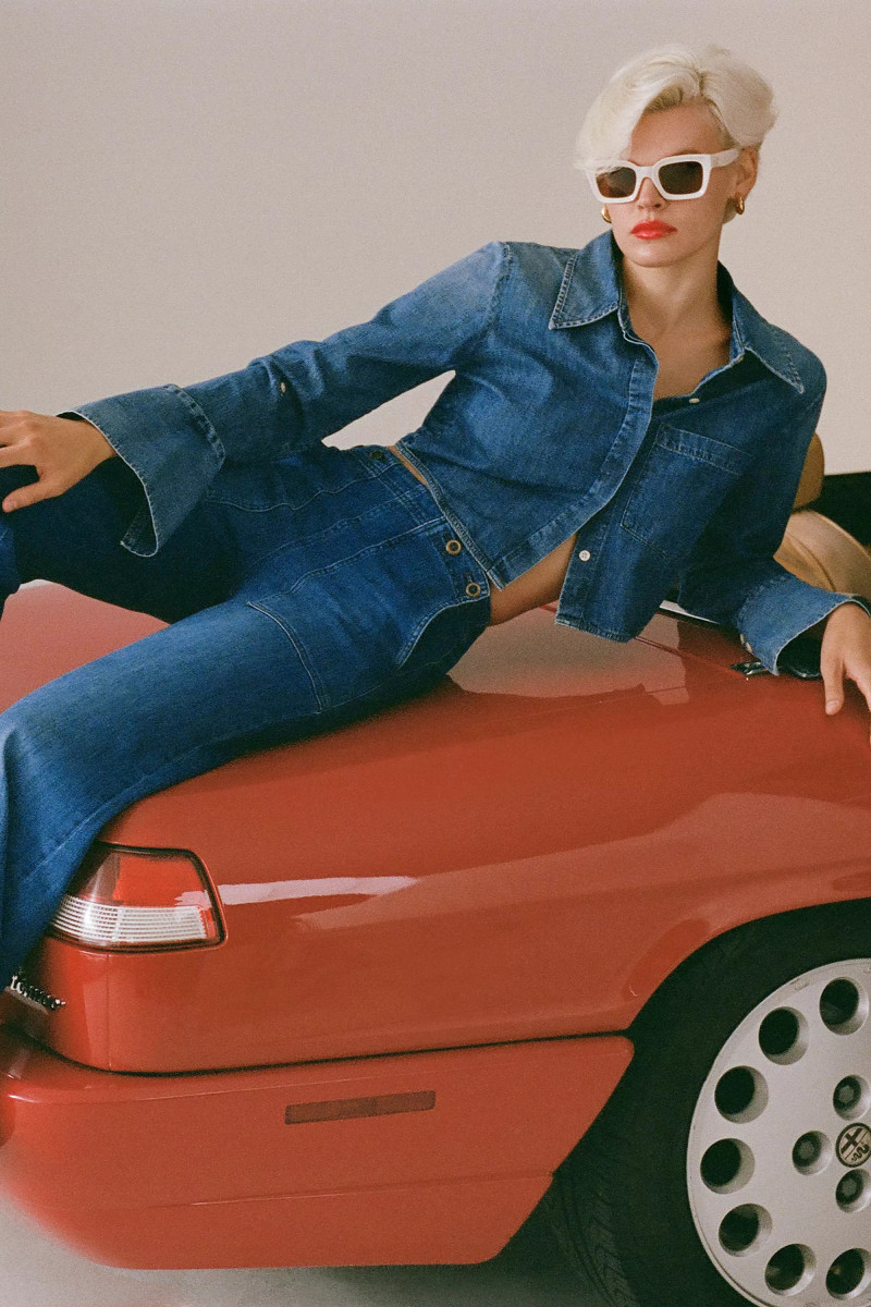 Cara Taylor featured in  the Anthropologie lookbook for Pre-Fall 2023