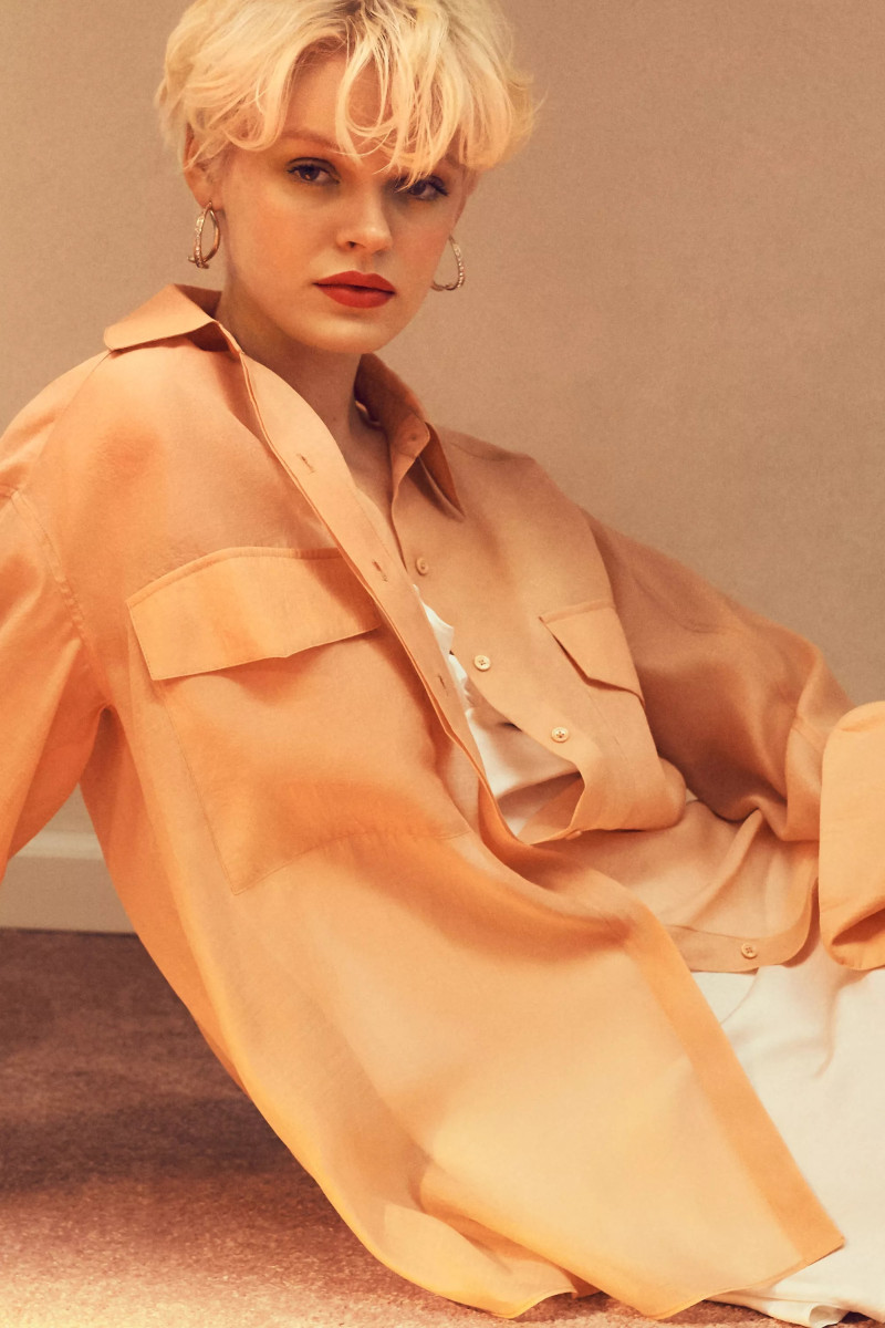 Cara Taylor featured in  the Anthropologie lookbook for Summer 2023