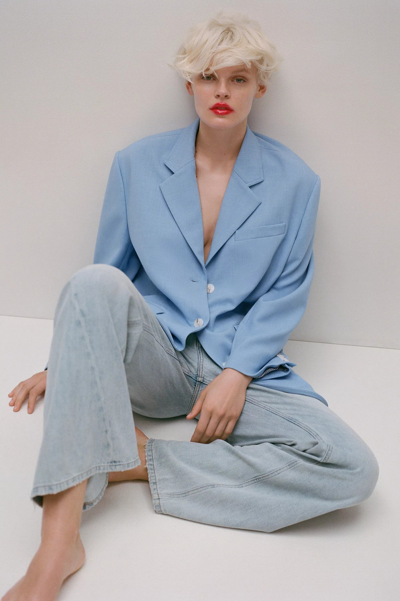 Cara Taylor featured in  the Anthropologie lookbook for Summer 2023