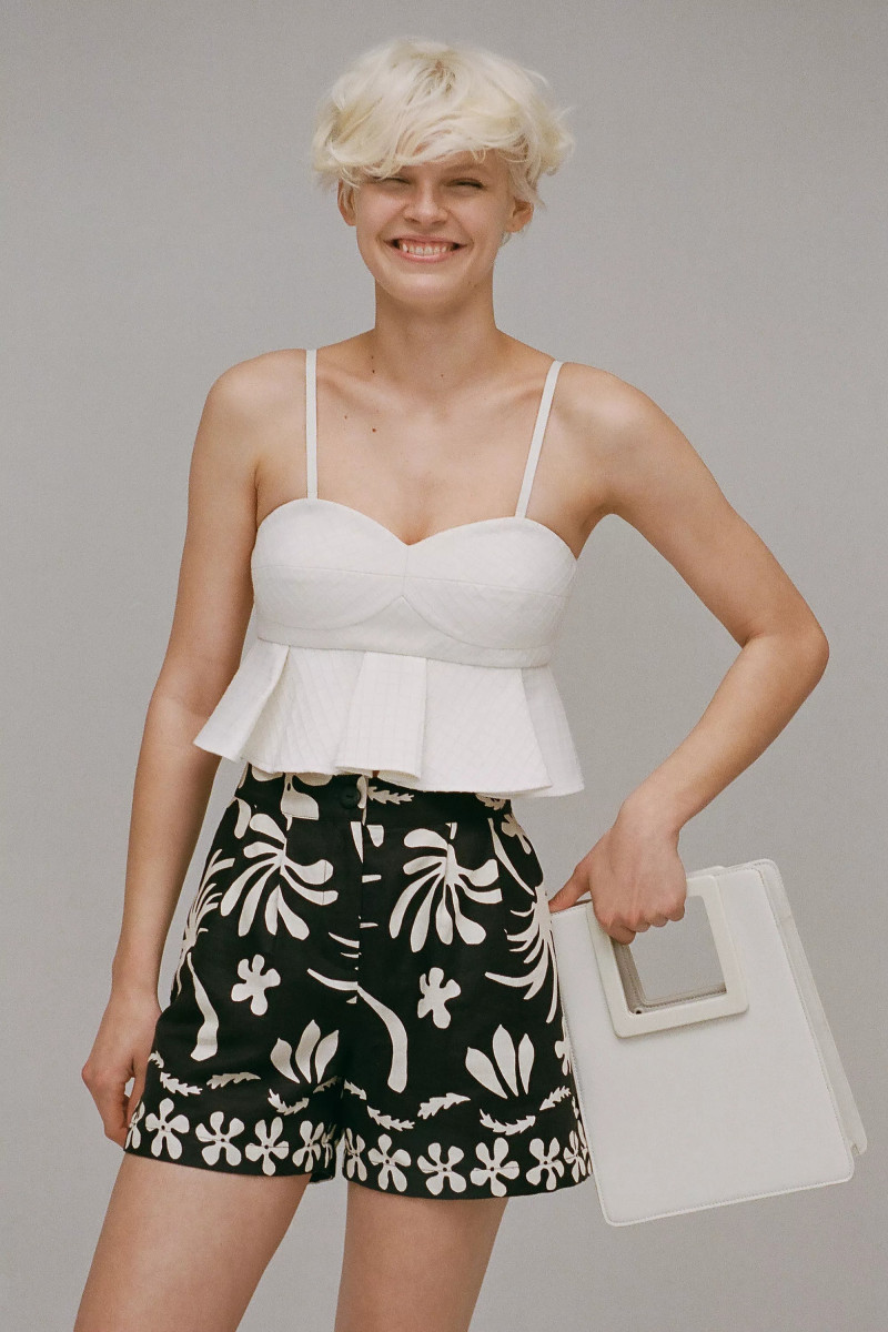 Cara Taylor featured in  the Anthropologie lookbook for Summer 2023
