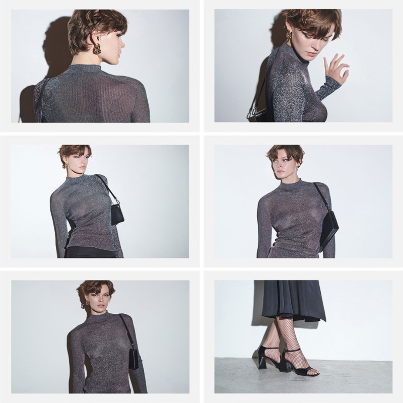 Cara Taylor featured in  the Cos Sweden advertisement for Winter 2022