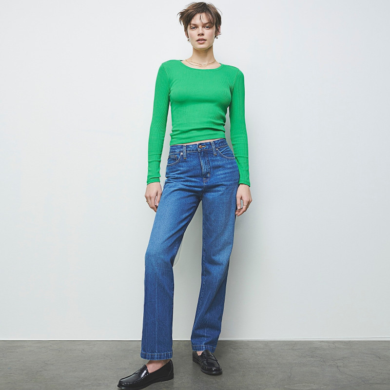 Cara Taylor featured in  the J.Crew advertisement for Pre-Spring 2023