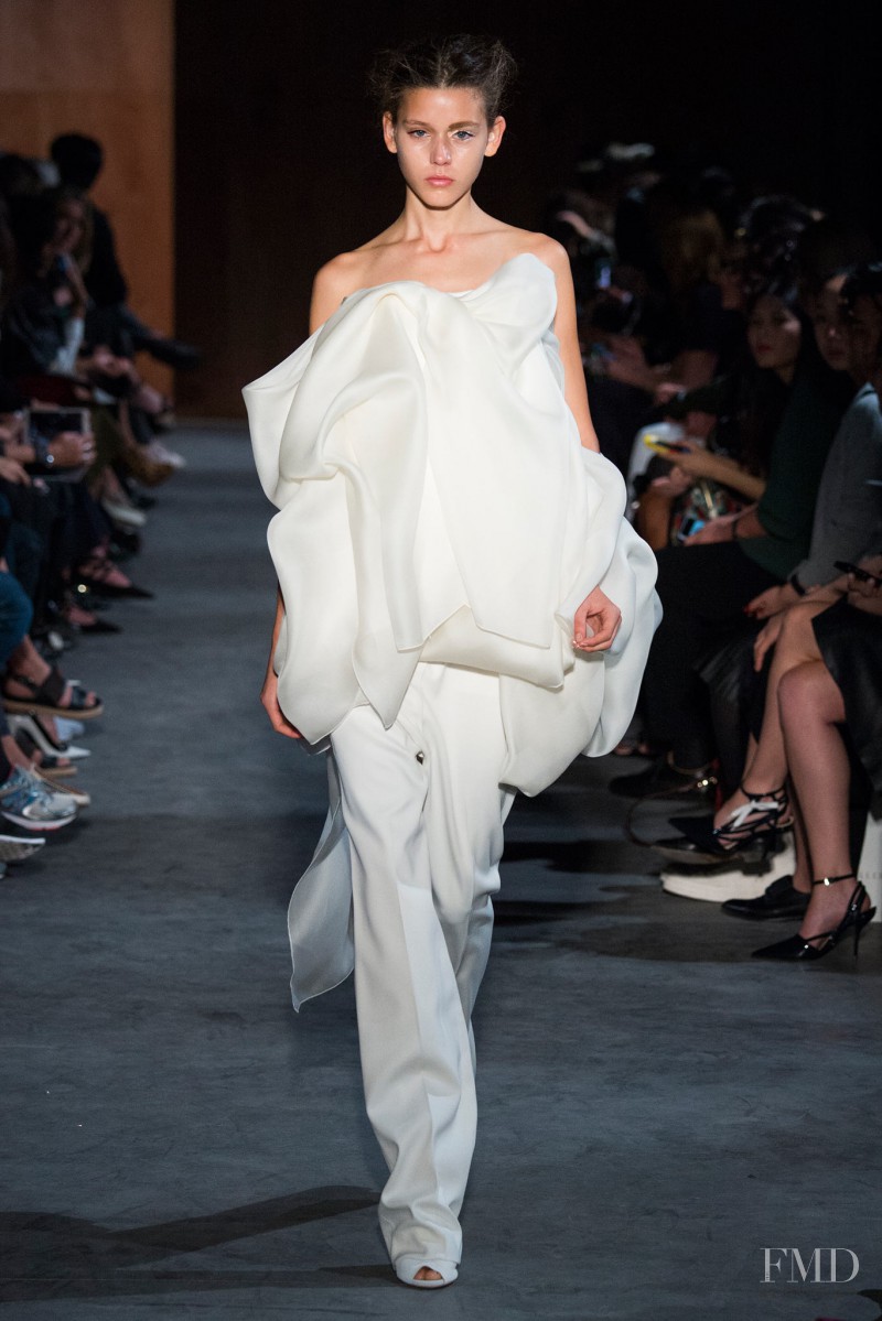 Vivienne Rohner featured in  the Ellery fashion show for Spring/Summer 2015