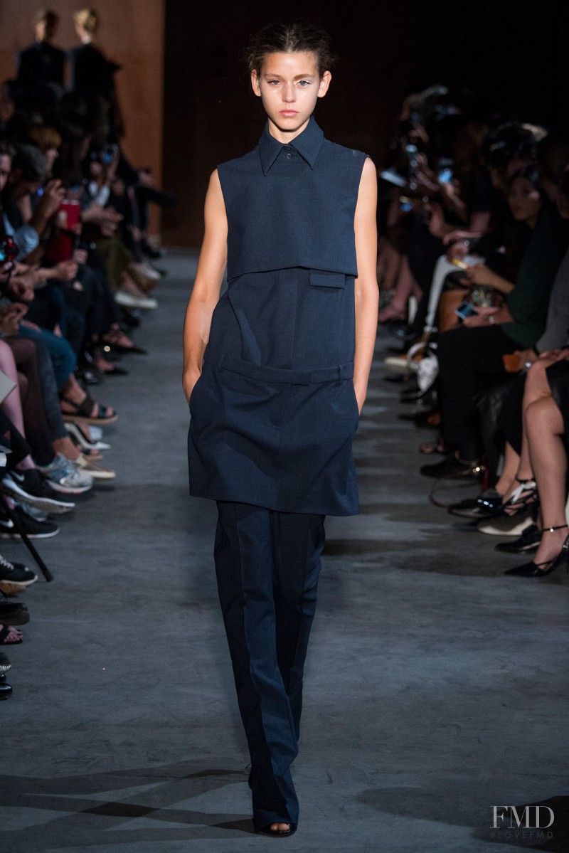 Vivienne Rohner featured in  the Ellery fashion show for Spring/Summer 2015