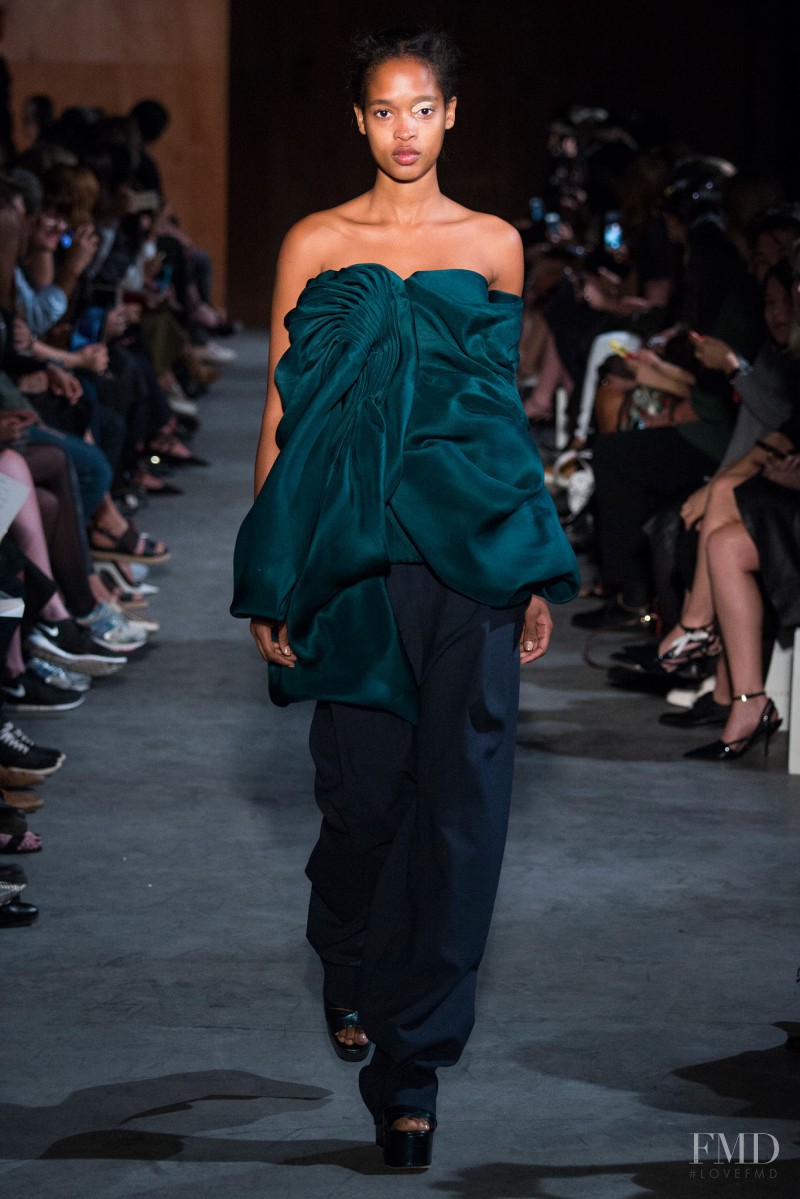Marihenny Rivera Pasible featured in  the Ellery fashion show for Spring/Summer 2015