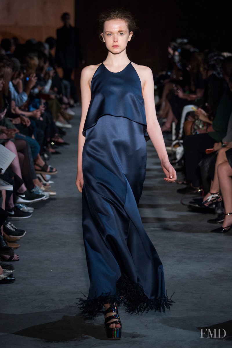 Nuala Keohane featured in  the Ellery fashion show for Spring/Summer 2015