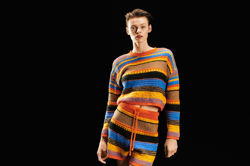 Cara Taylor featured in  the Reserved advertisement for Spring/Summer 2022