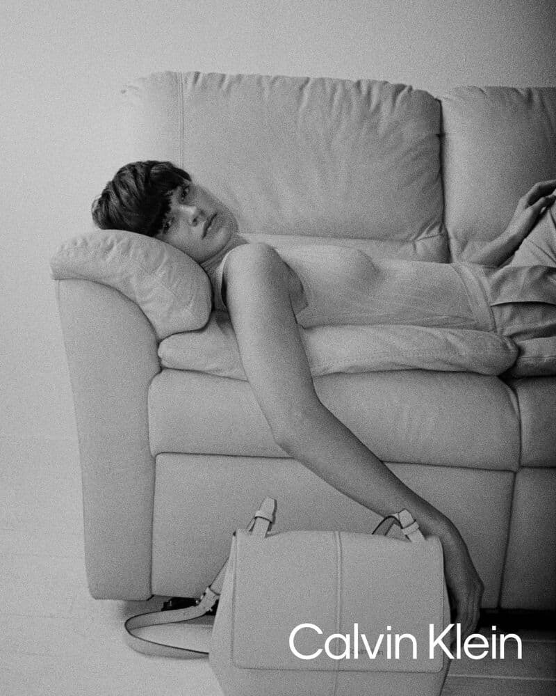 Cara Taylor featured in  the Calvin Klein advertisement for Spring 2022