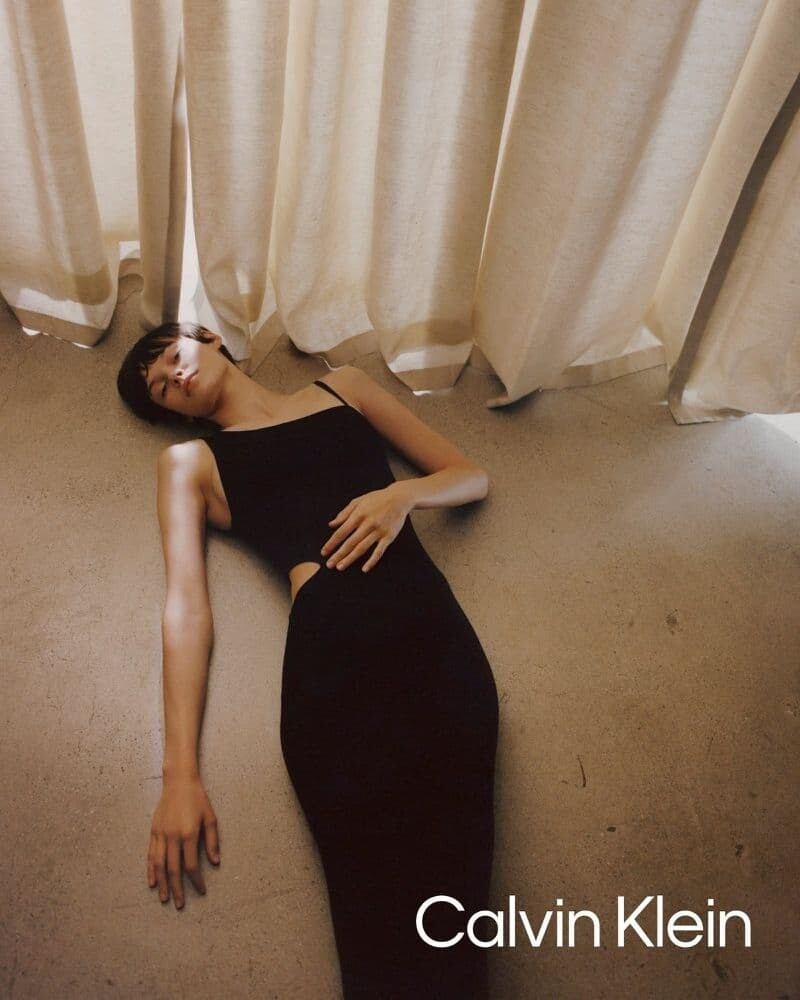 Cara Taylor featured in  the Calvin Klein advertisement for Spring 2022