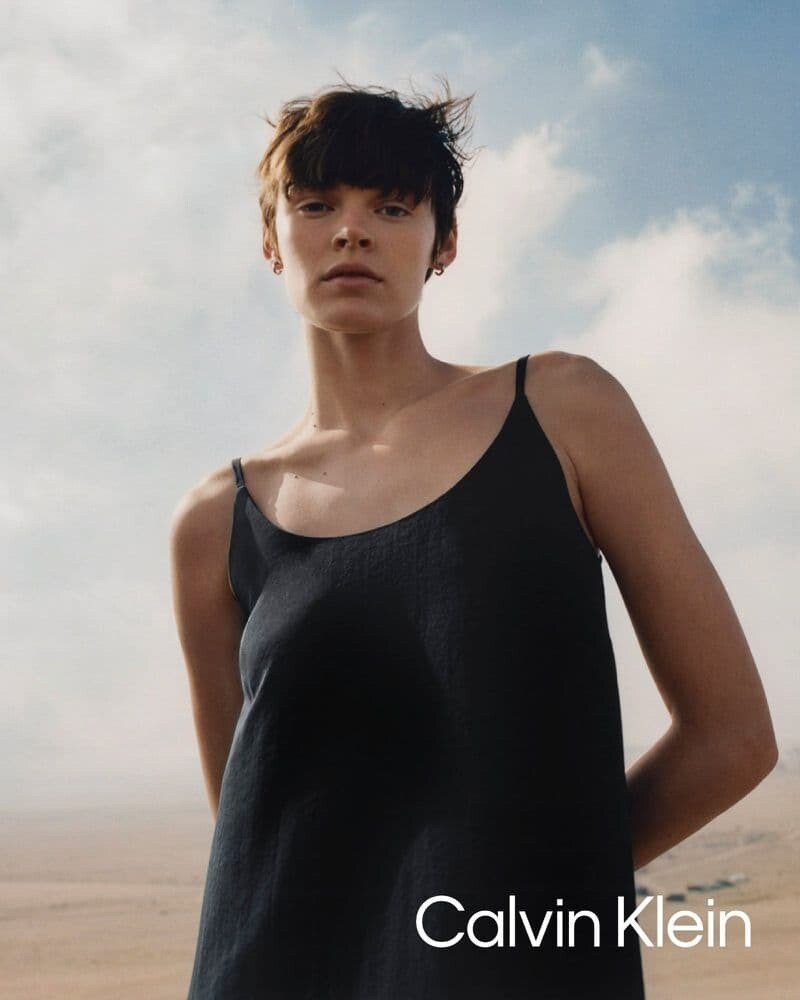 Cara Taylor featured in  the Calvin Klein advertisement for Spring 2022