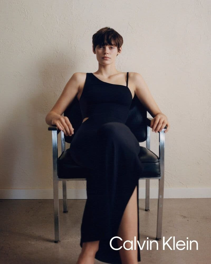 Cara Taylor featured in  the Calvin Klein advertisement for Spring 2022