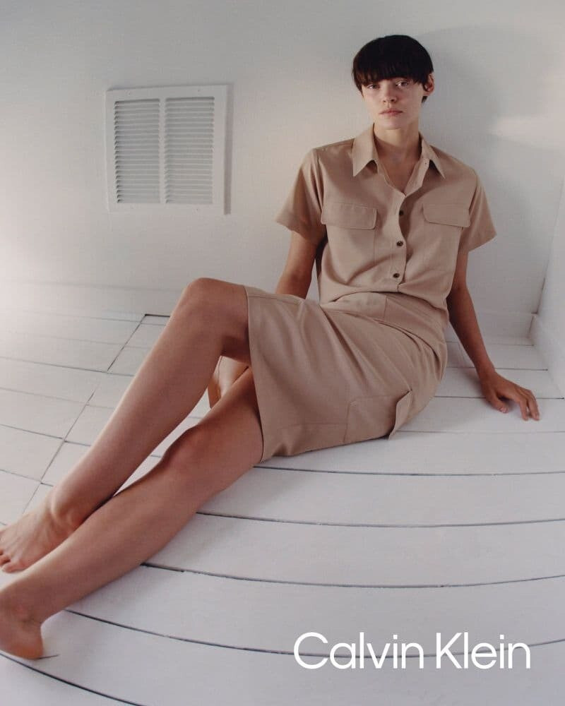Cara Taylor featured in  the Calvin Klein advertisement for Spring 2022