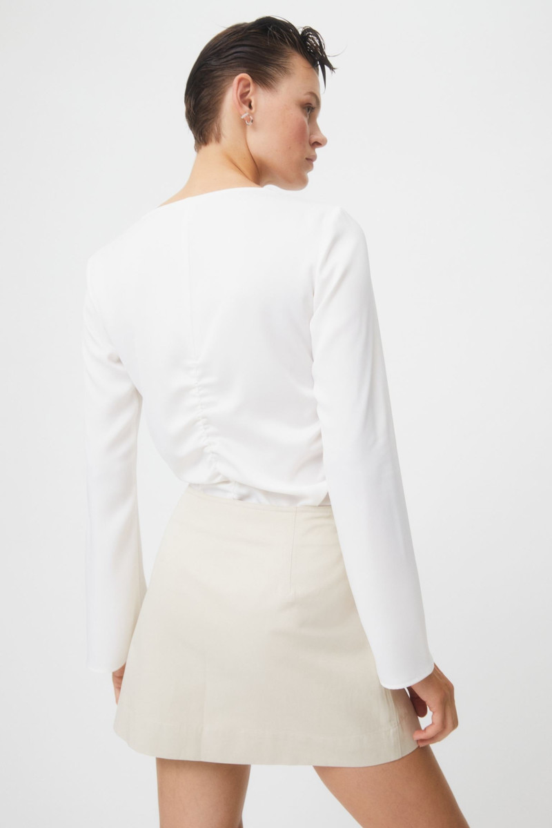 Cara Taylor featured in  the H&M lookbook for Pre-Fall 2022