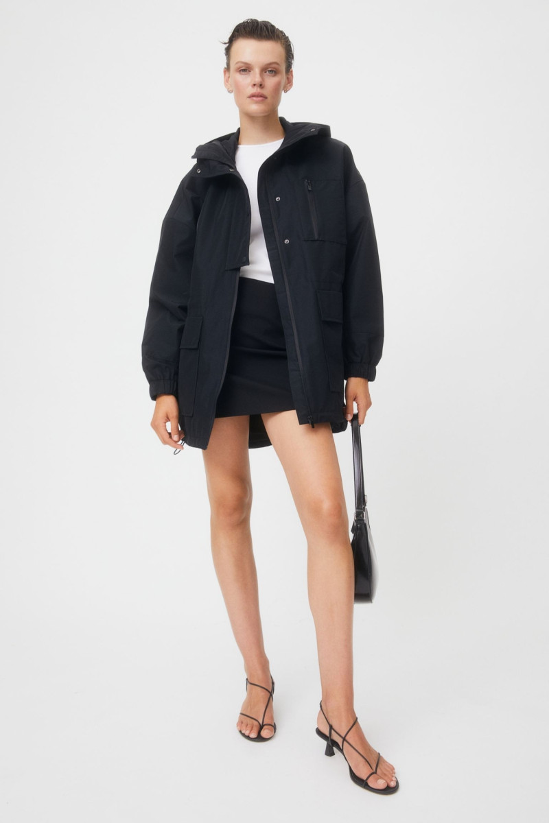 Cara Taylor featured in  the H&M lookbook for Pre-Fall 2022