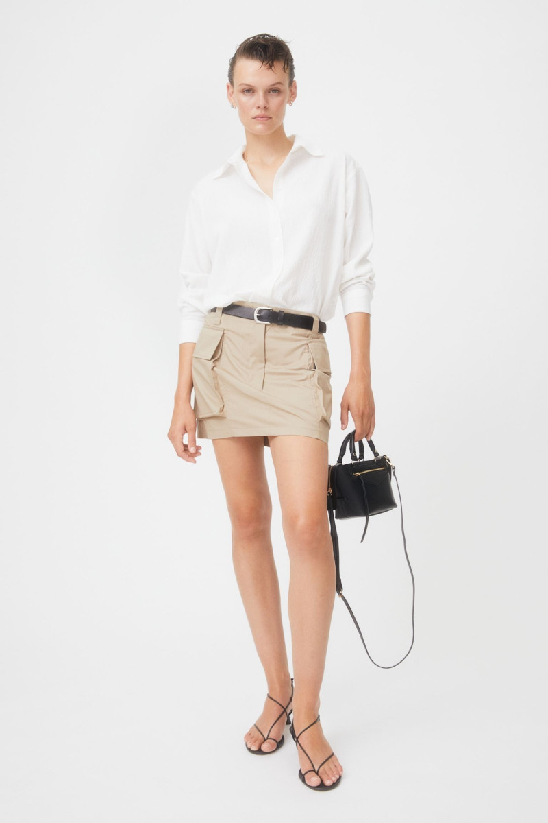 Cara Taylor featured in  the H&M lookbook for Pre-Fall 2022