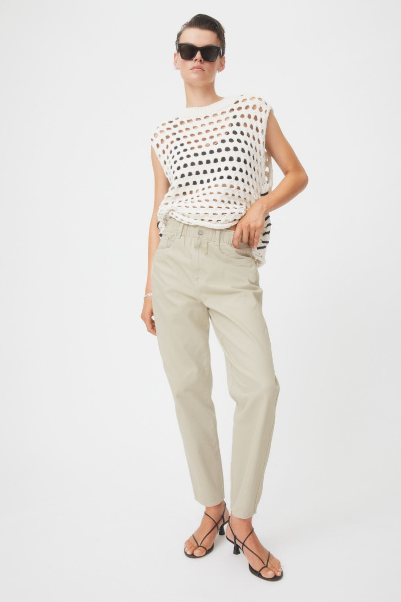 Cara Taylor featured in  the H&M lookbook for Pre-Fall 2022