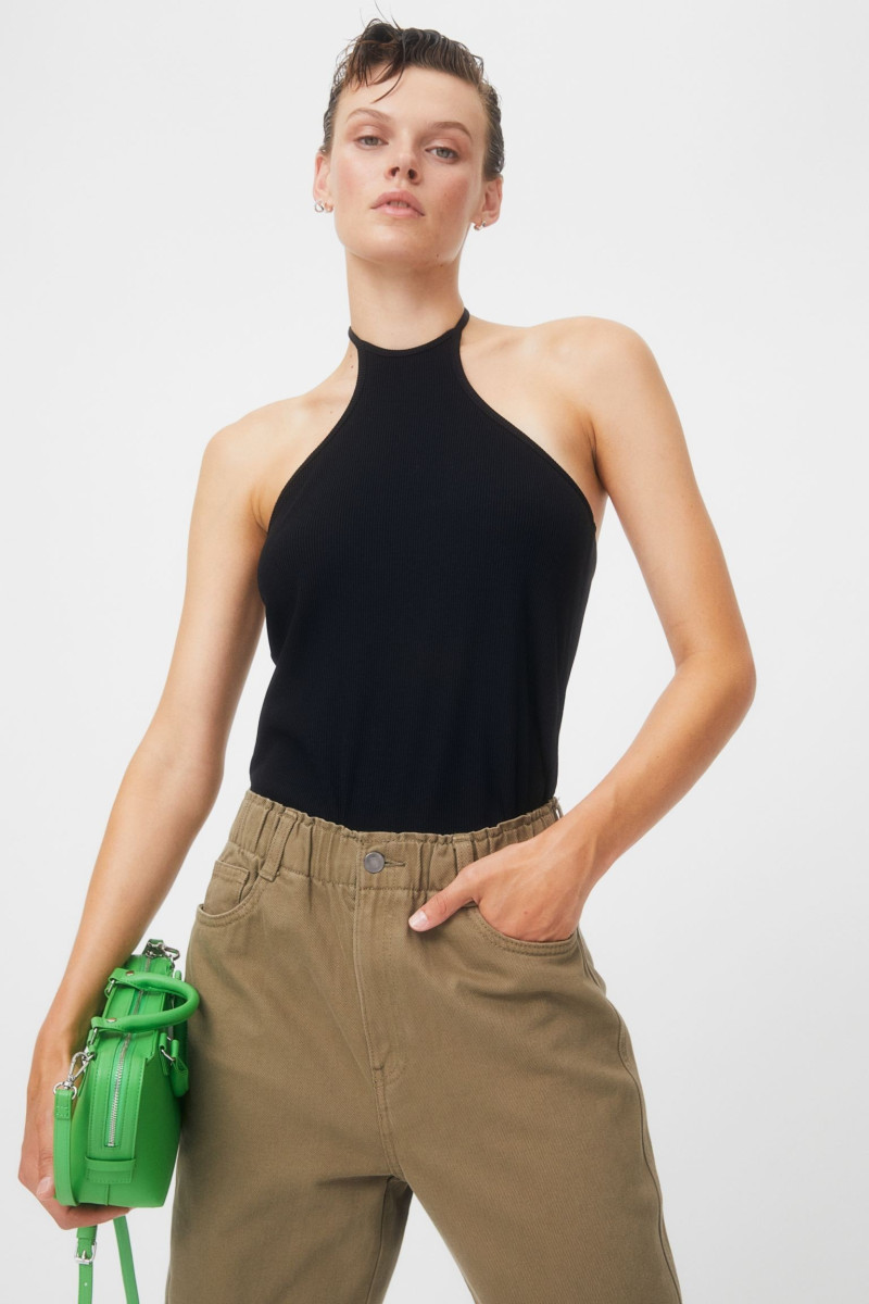 Cara Taylor featured in  the H&M lookbook for Pre-Fall 2022