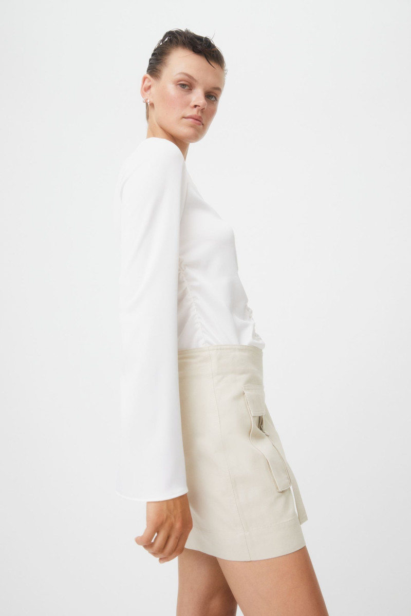 Cara Taylor featured in  the H&M lookbook for Pre-Fall 2022