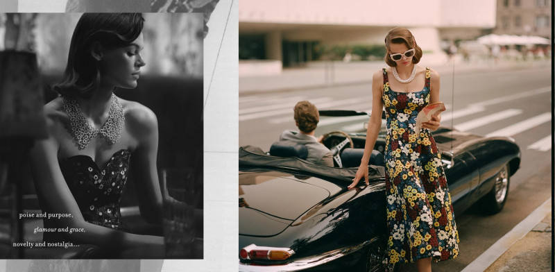 Cara Taylor featured in  the Anthropologie Fall Back In Love lookbook for Autumn/Winter 2021