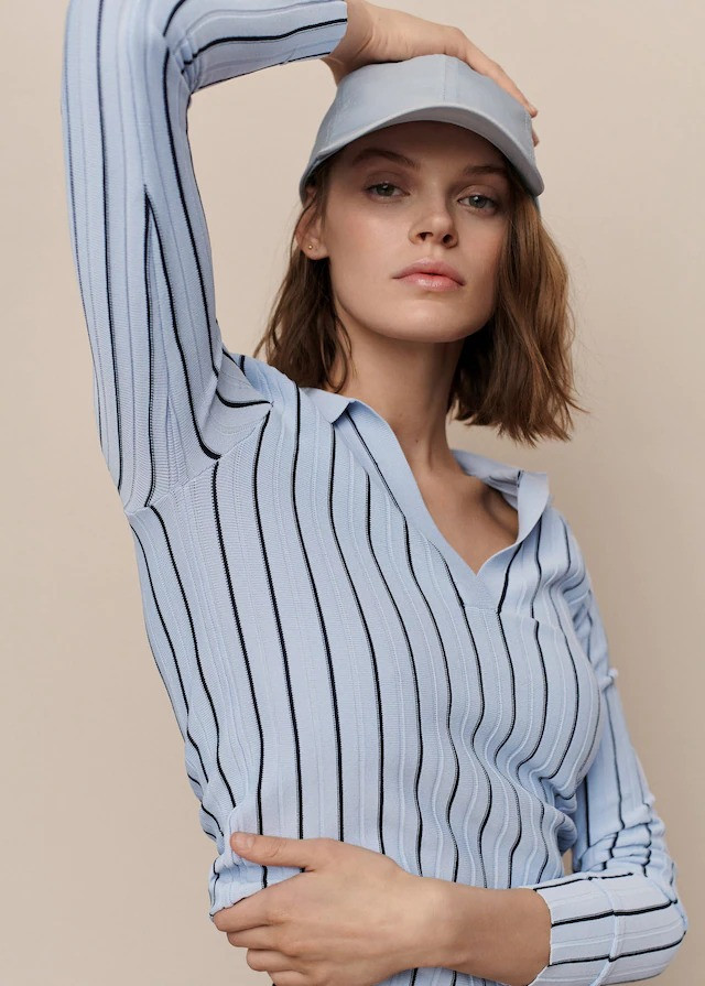 Cara Taylor featured in  the Mango lookbook for Summer 2021