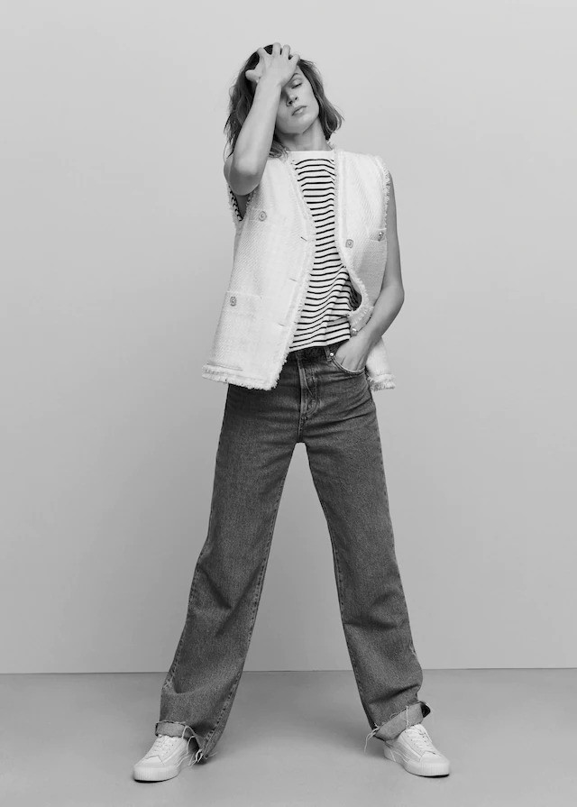 Cara Taylor featured in  the Mango lookbook for Summer 2021