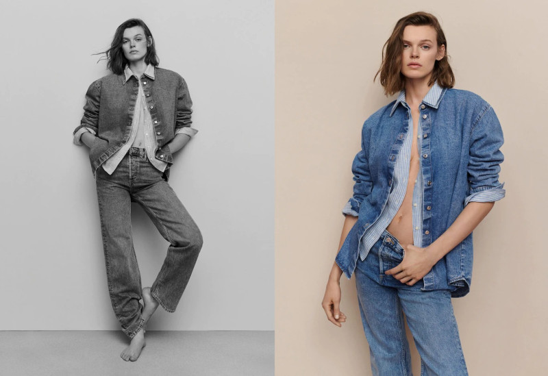 Cara Taylor featured in  the Mango lookbook for Summer 2021