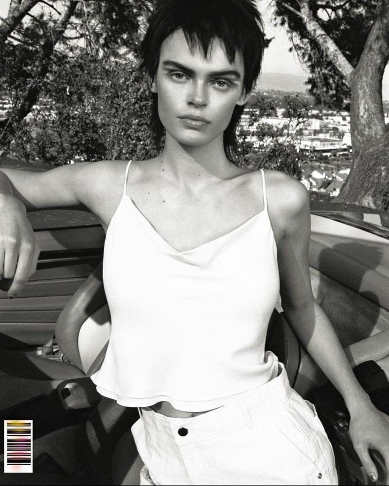 Cara Taylor featured in  the Zara Bellezza advertisement for Summer 2021