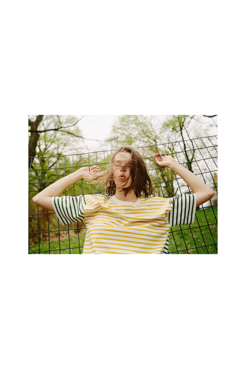 Cara Taylor featured in  the Zara x Smiley advertisement for Spring/Summer 2021