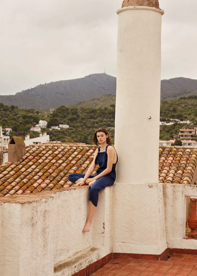 Cara Taylor featured in  the Mango Living Blue lookbook for Summer 2021